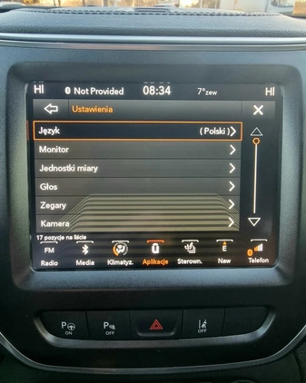 Jeep Cherokee cena 85800 przebieg: 33000, rok produkcji 2019 z Wrocław małe 379